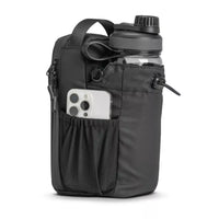 Bolso magnético ANCLA para gimnasio con móvil y botella en sus bolsillos