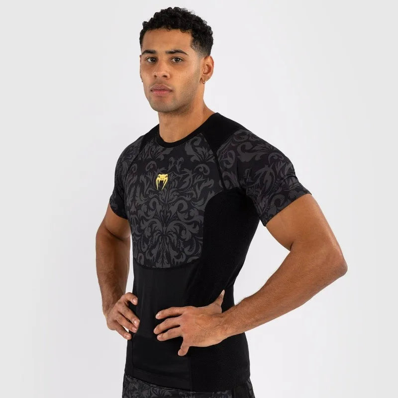 Camiseta de Compresión Deportiva Azul