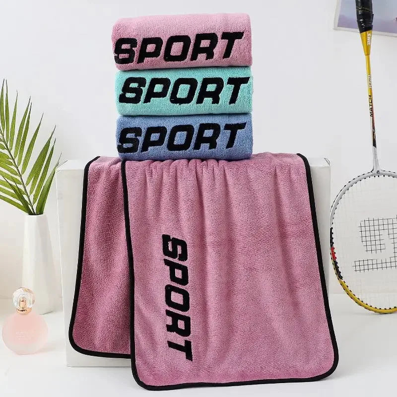30 * 110cm Sports Towel Ultra-fine Fiber Gym Workout Sweat Absorption Towel Yoga Quick Drying Exercise Beach Quick Dry Towel
