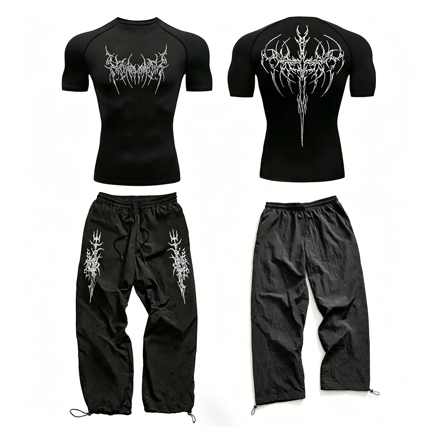 Conjunto Deportivo Hombre Estampado Gótico