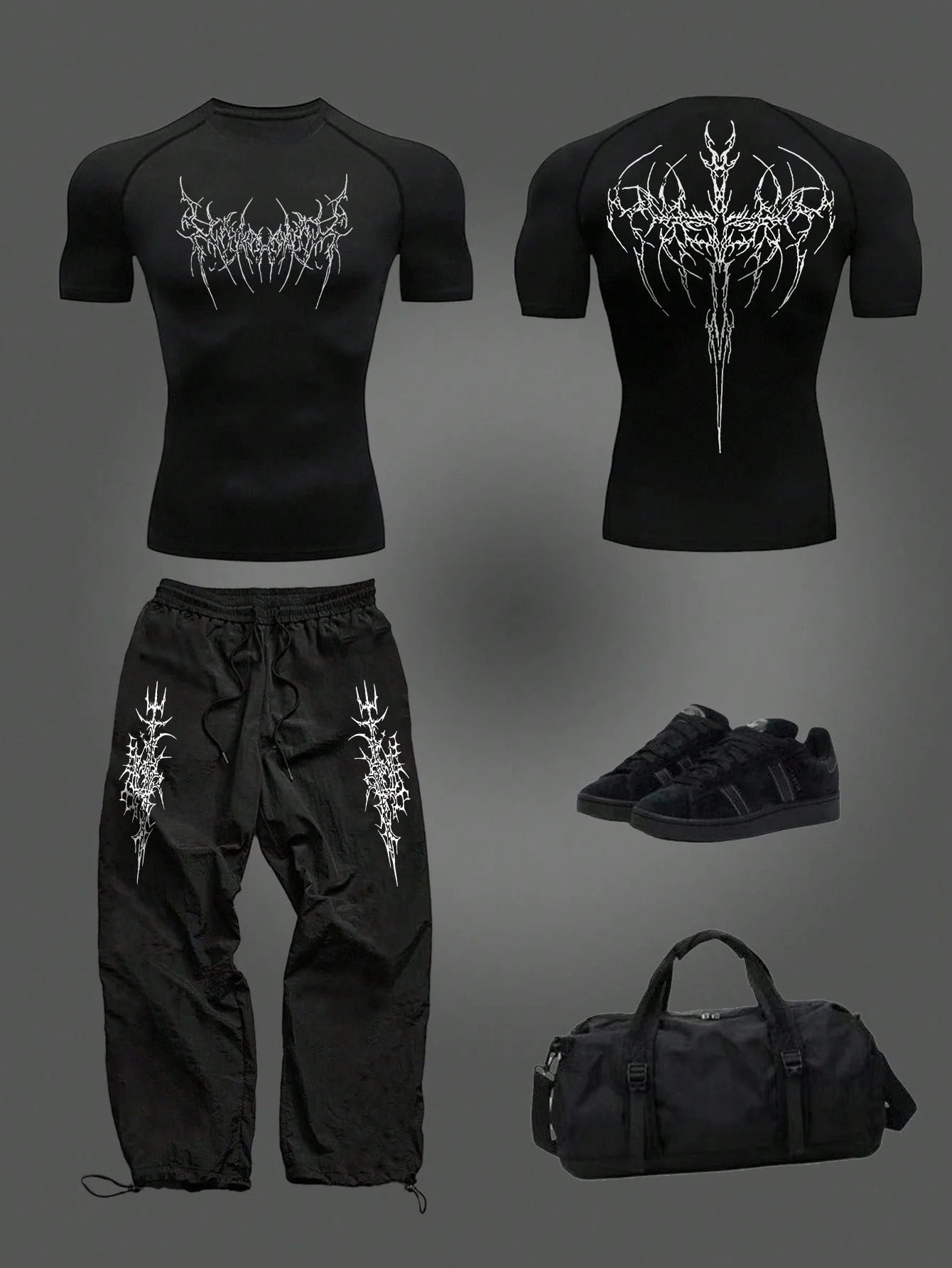 Conjunto Deportivo Hombre Estampado Gótico