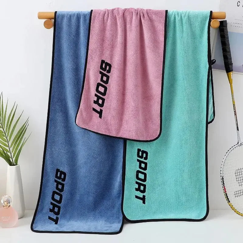 30 * 110cm Sports Towel Ultra-fine Fiber Gym Workout Sweat Absorption Towel Yoga Quick Drying Exercise Beach Quick Dry Towel