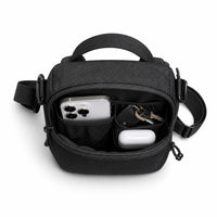 Interior del bolso ANCLA con sus compartimentos